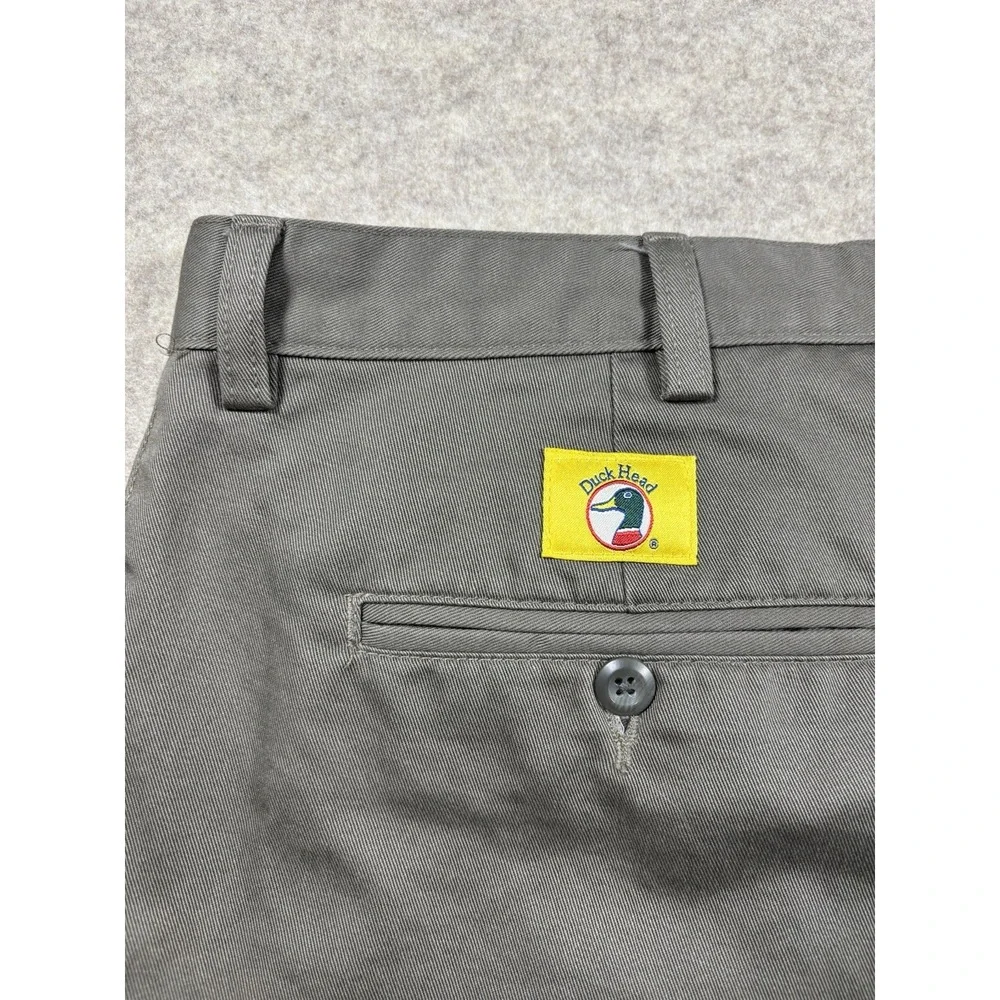 Vintage Duck Head Khaki Chino Pants Mens 36x30 100% Cotton Wide Leg Open